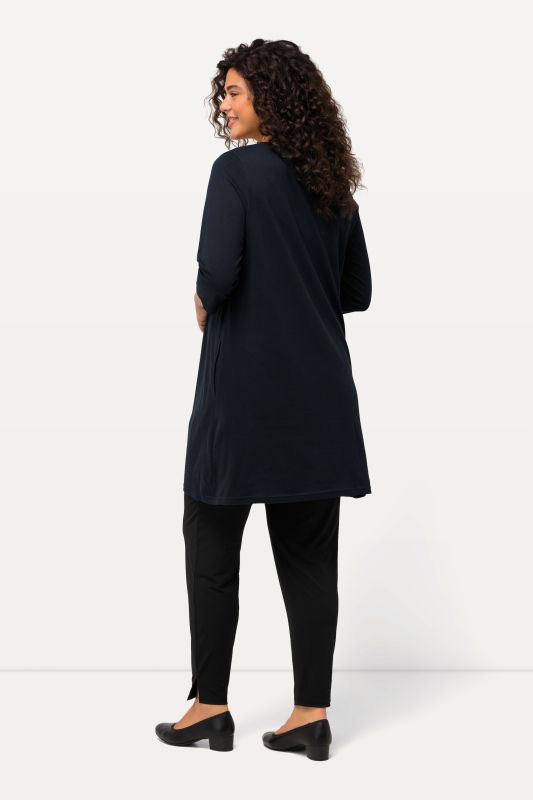 Square Neckline Knit Swing A-line Pocket Tunic