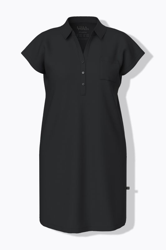 Collared Cap Sleeve Nightgown