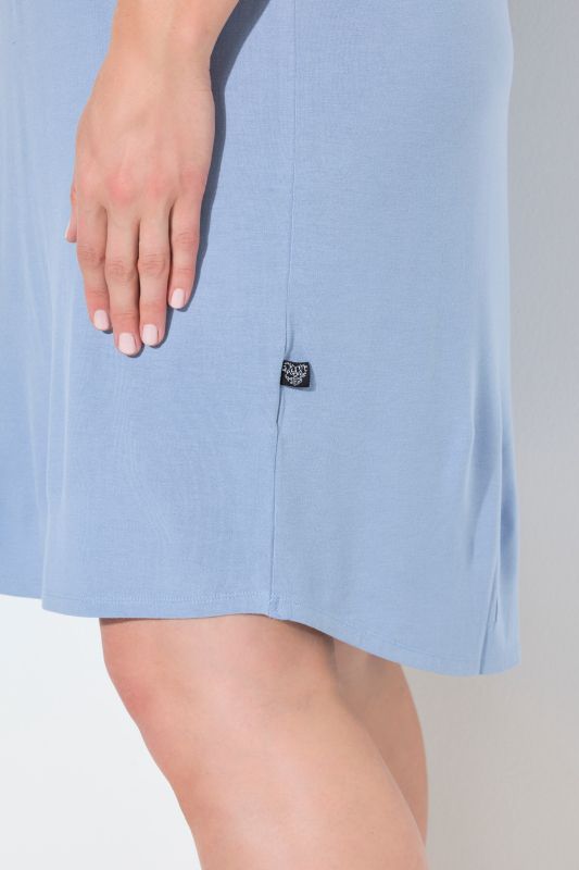 Collared Cap Sleeve Nightgown