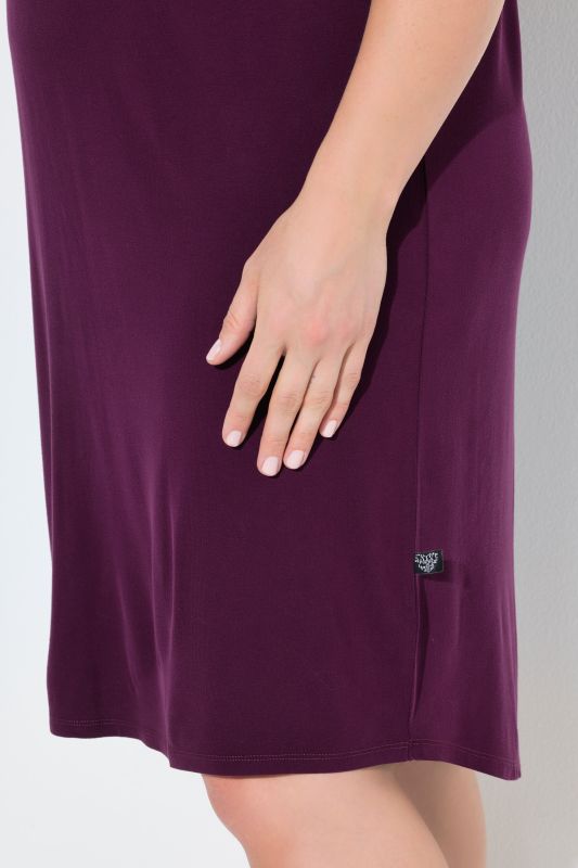 Collared Cap Sleeve Nightgown