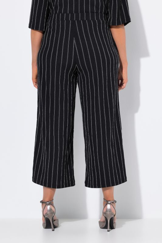 Pinstripe Wide Leg Pants