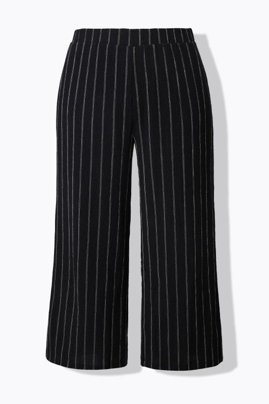 Pinstripe Wide Leg Pants