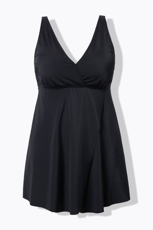 Tankini top, soft cups, wrap look