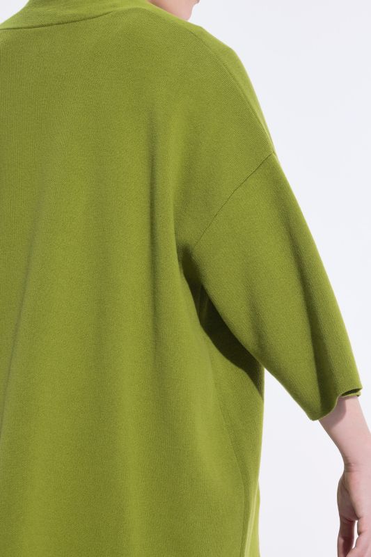 Oversized Shawl Collar 3/4 Sleeve Cardigan