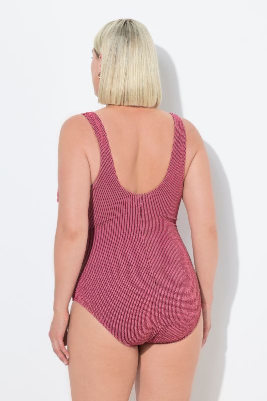 Textured Square Neck SWimsuit
