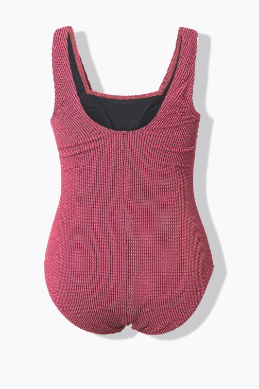 Textured Square Neck SWimsuit