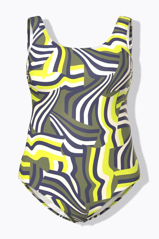 Abstract Print Swimsuit
