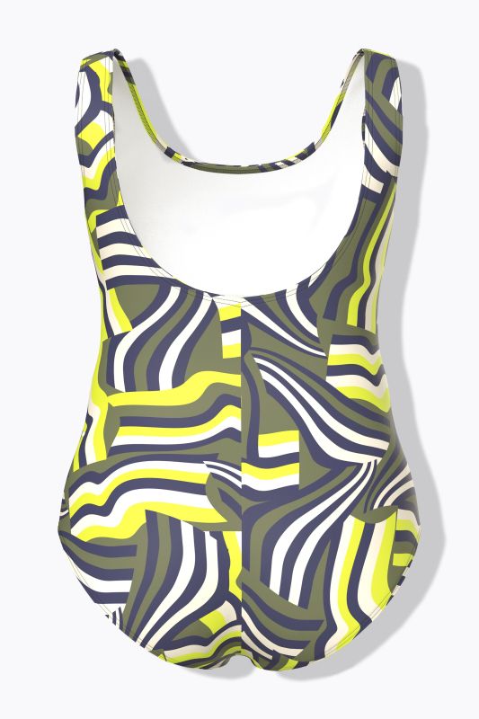 Abstract Print Swimsuit