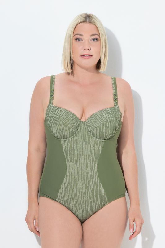 Textured Underwire Swimsuit