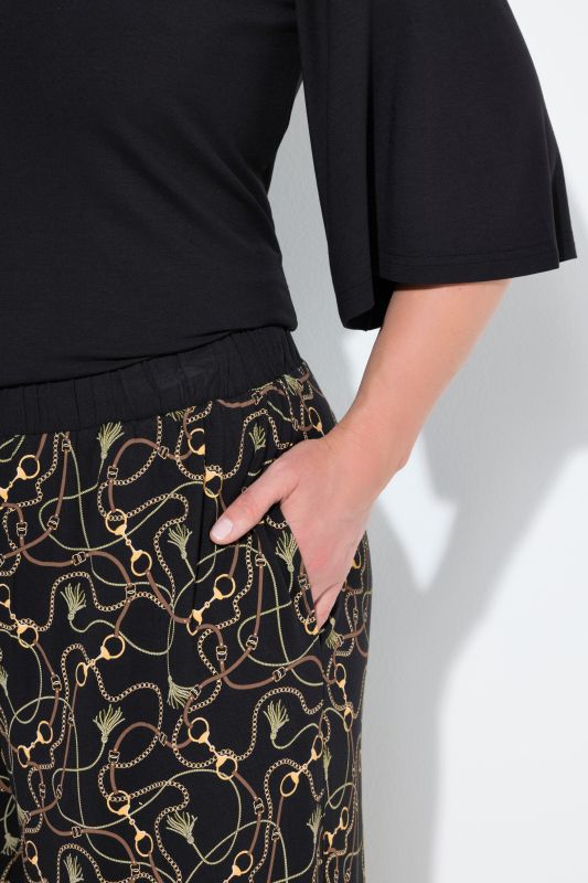 Chain Print Two Piece Pajama Set