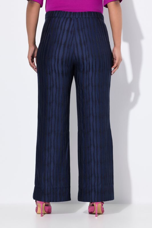 Striped Textured Pants