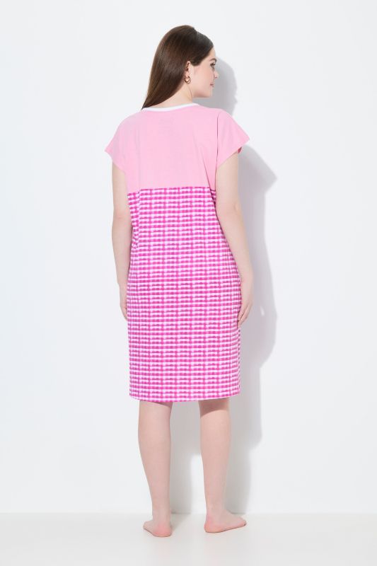 2 Piece Sleep Tees- Sweet Checks