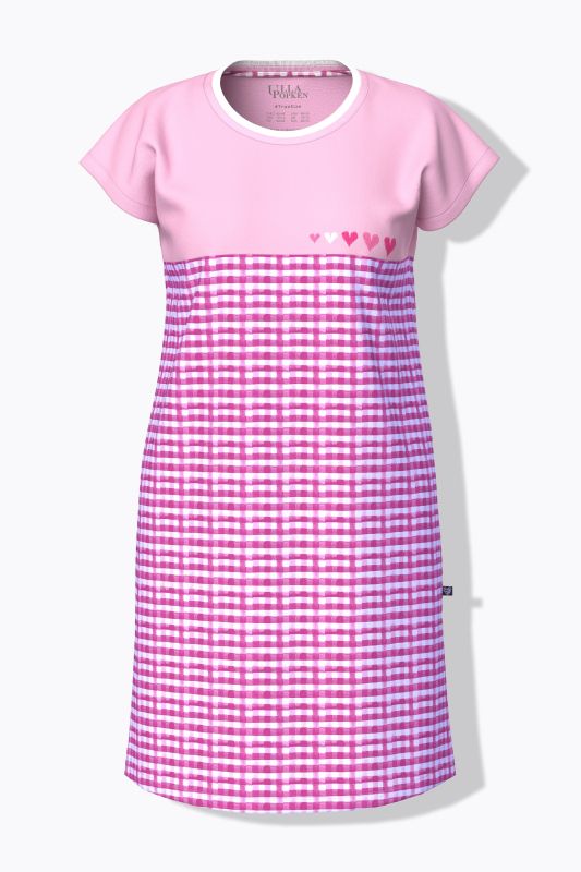 2 Piece Sleep Tees- Sweet Checks