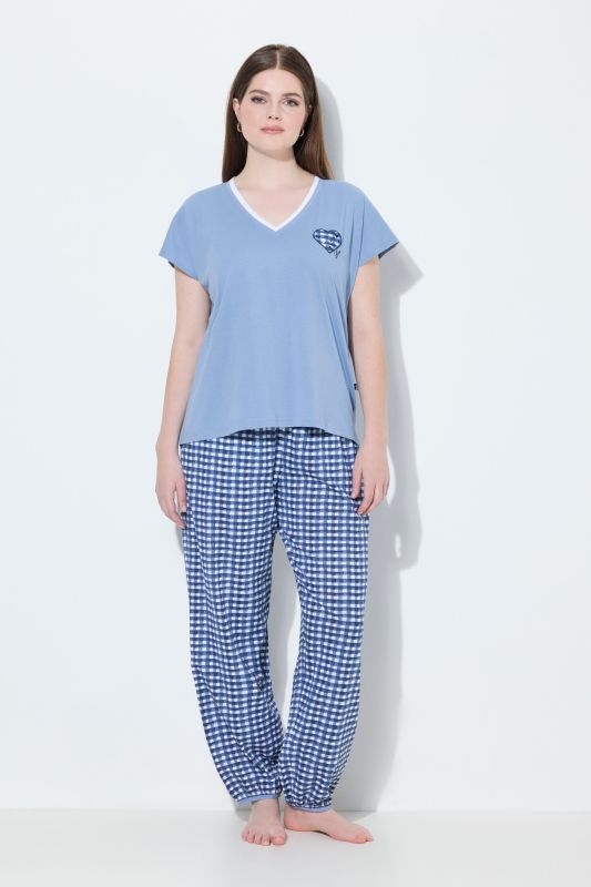 Sweet Checks Two Piece Pajama Set