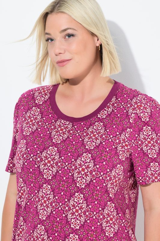 2 Pack Sleep Tees- Tile Print