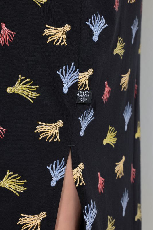 Tassel Print Short Sleeve Nightgown