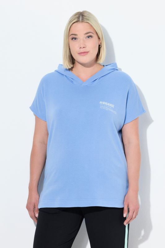 Quick Drying Short Sleeve Hooded Sweatshirt