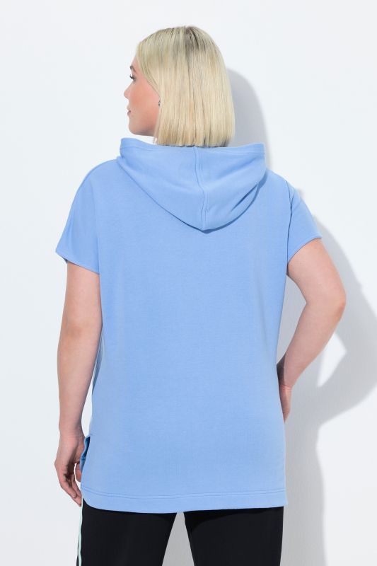 Quick Drying Short Sleeve Hooded Sweatshirt