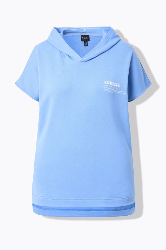 Quick Drying Short Sleeve Hooded Sweatshirt