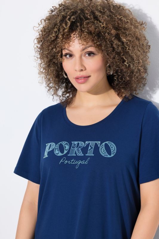 Porto Flocked Lettering Short Sleeve Tee