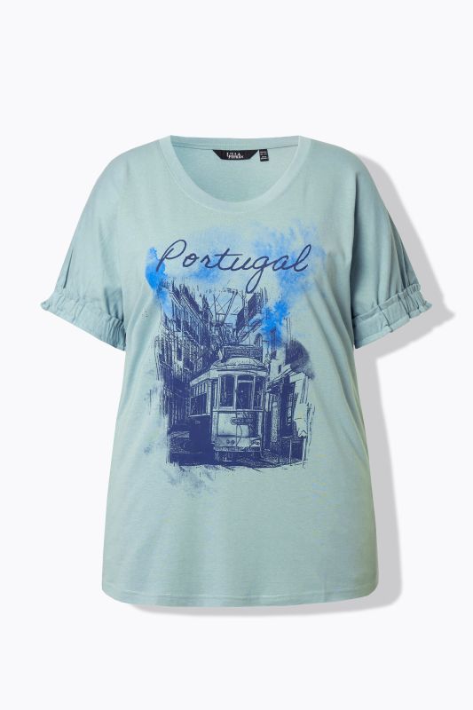 Portugal Ruffled Cuff Graphic Tee