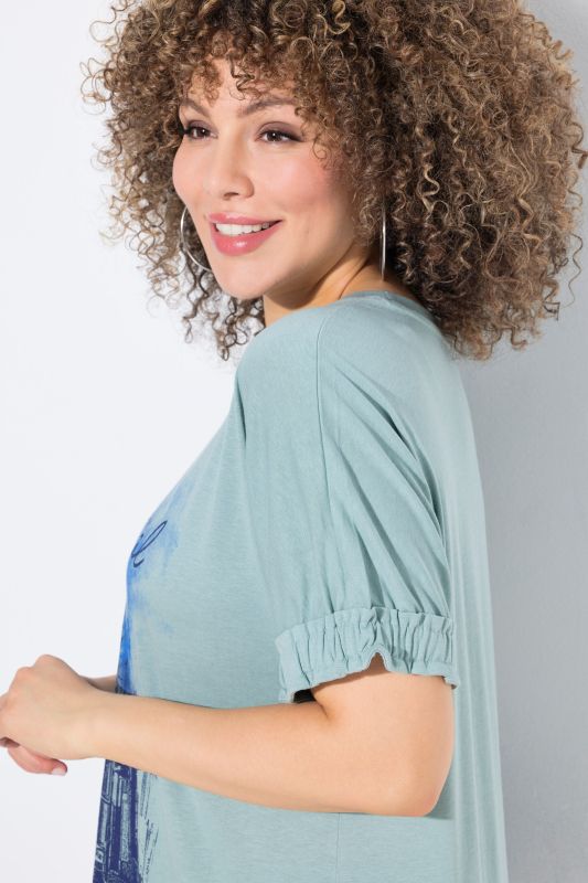Portugal Ruffled Cuff Graphic Tee
