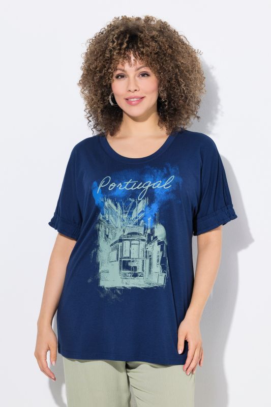 Portugal Ruffled Cuff Graphic Tee
