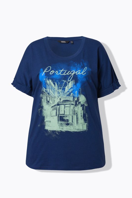 Portugal Ruffled Cuff Graphic Tee