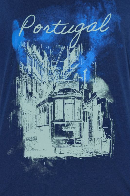 Portugal Ruffled Cuff Graphic Tee