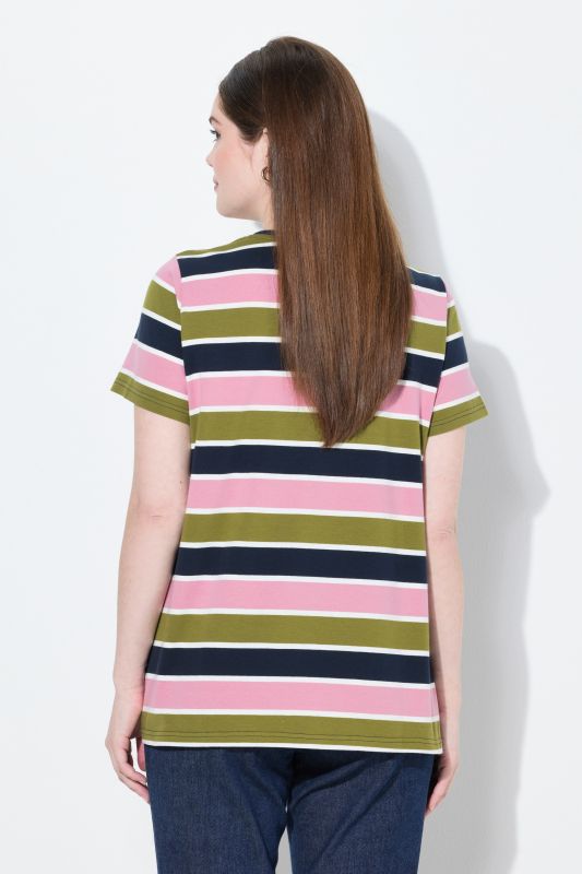Eco Cotton Striped Short Sleeve Tee