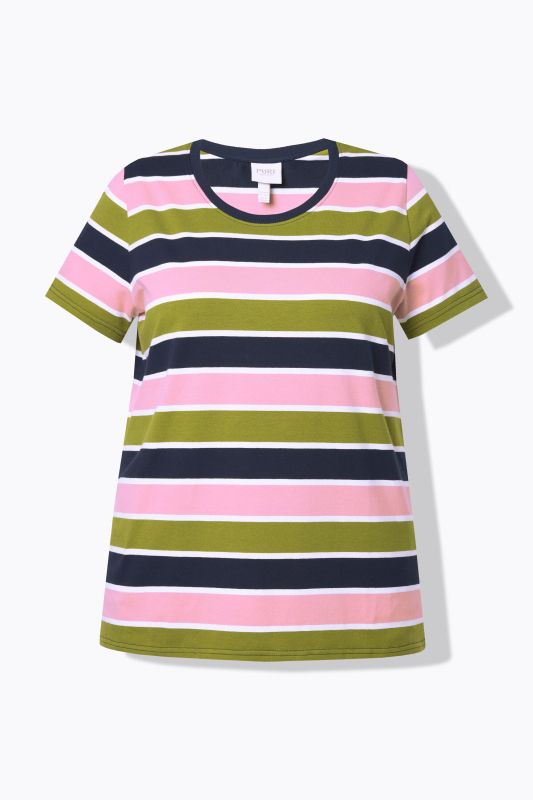 Eco Cotton Striped Short Sleeve Tee