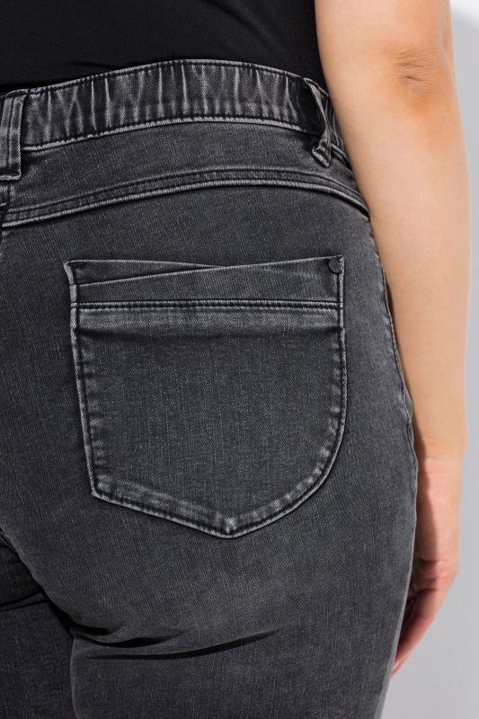Raw Edge Stretch Fit Jeans