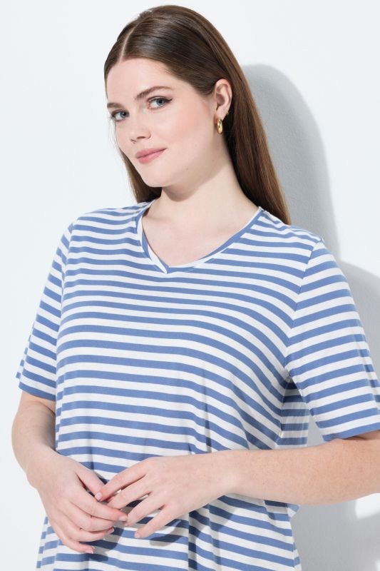 2 Pack Eco Cotton Striped Tees