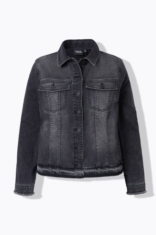 Raw Hem Denim Jacket