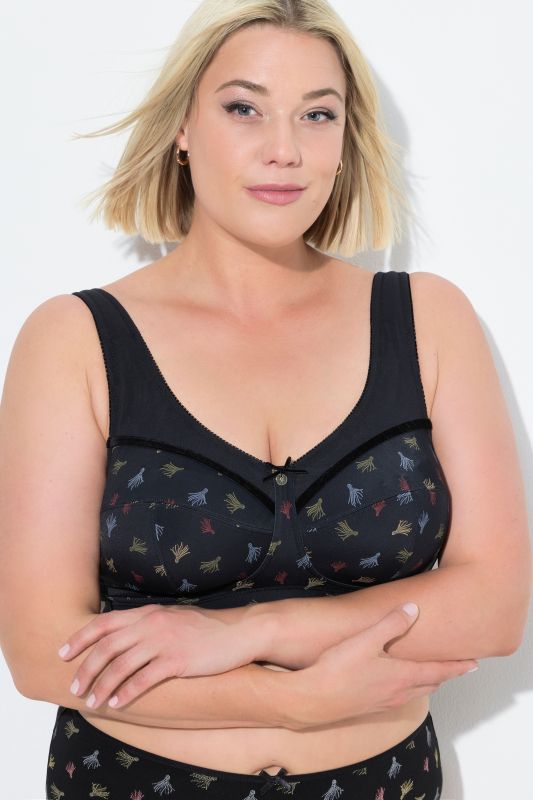 Tassel Print Relief Bra