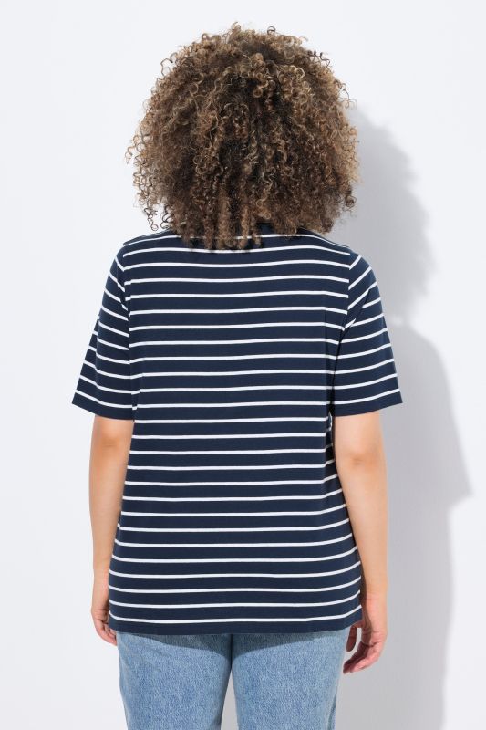 Striped 1987 Boat Neck Tee