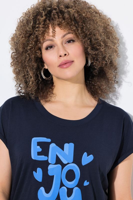 Enjoy Cap Sleeve Graphic Tee