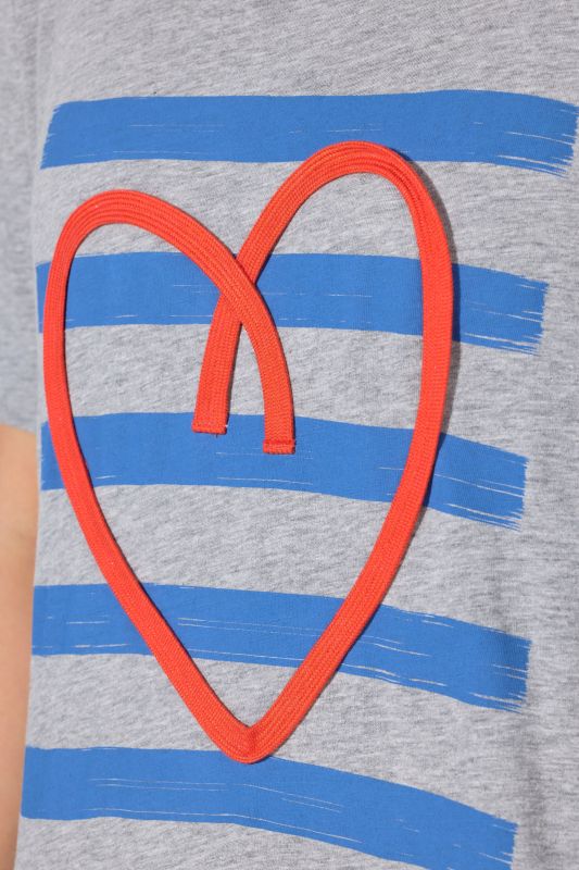 Cord Heart Short Sleeve Graphic Tee