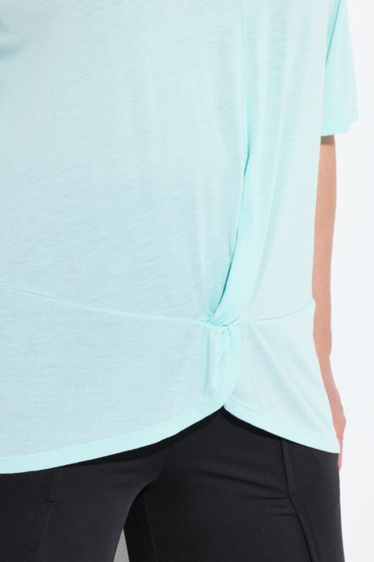 Antibacterial Short Sleeve Draped Tee
