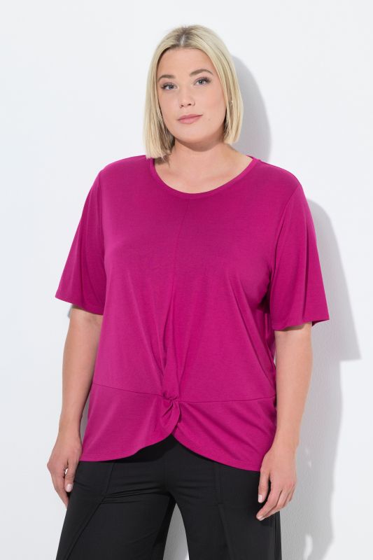 Antibacterial Short Sleeve Draped Tee