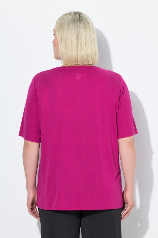 Antibacterial Short Sleeve Draped Tee