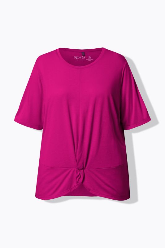 Antibacterial Short Sleeve Draped Tee