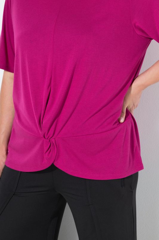Antibacterial Short Sleeve Draped Tee