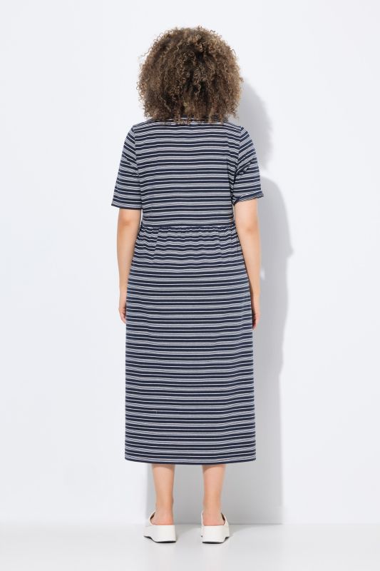 Striped Short Sleeve Dress