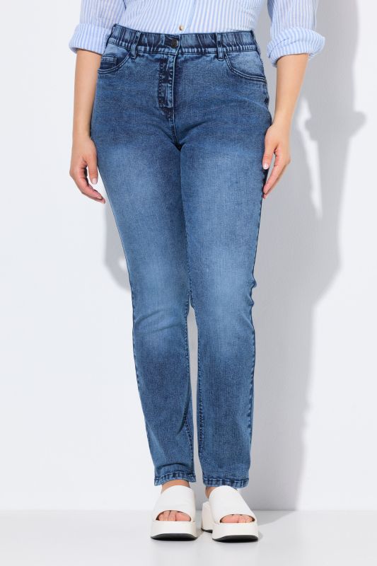Vintage Wash Stretch Fit Jeans