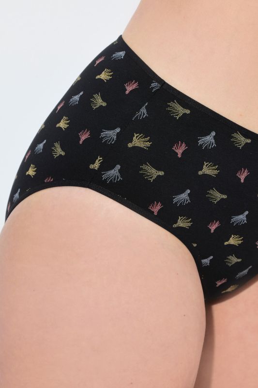 5 Pack of Midi Briefs- Tassel Print