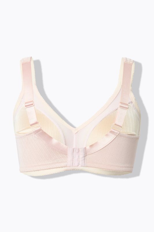 Satin and Lace Minimizer Bra