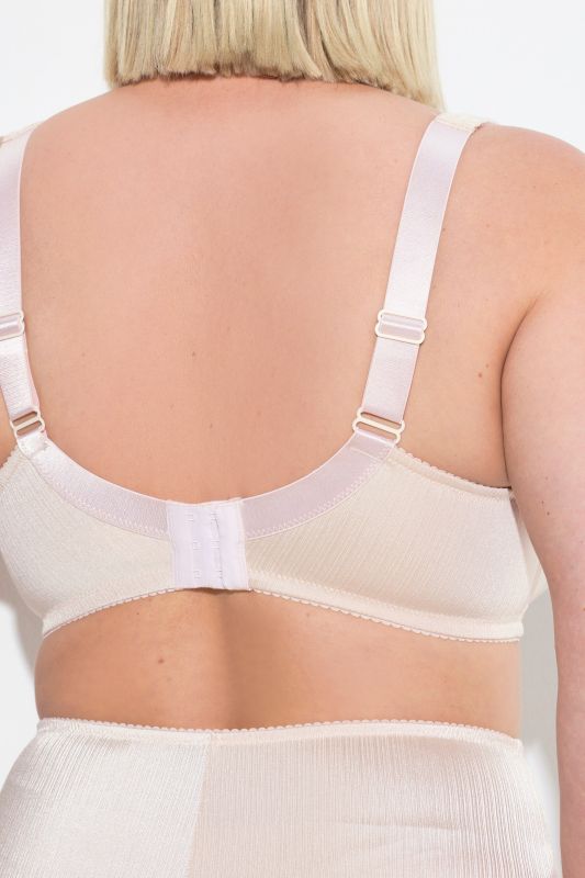Satin and Lace Minimizer Bra