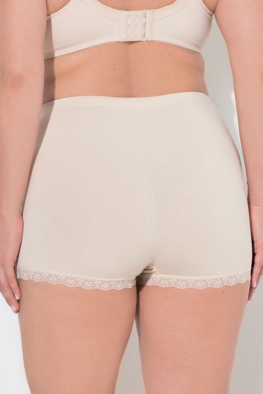 3 Pack Lace Trim Boyshorts
