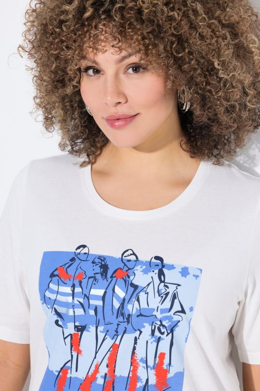 Fashion Sketch Short Sleeve Graphic Tee